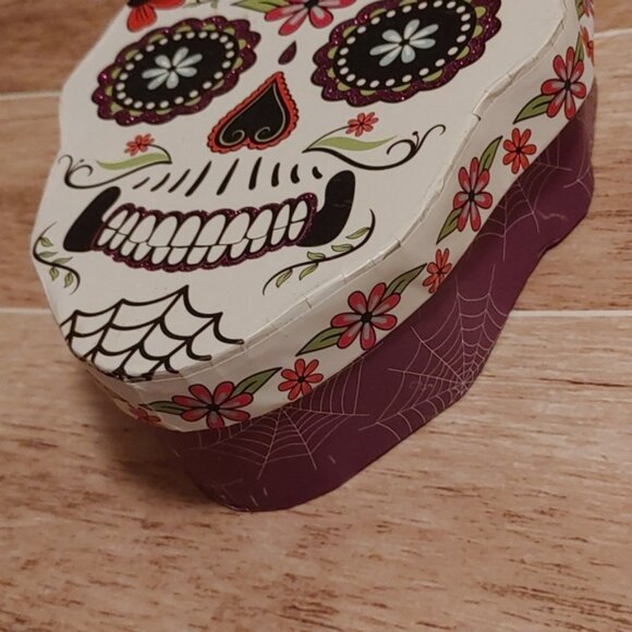 Skull paper gift box halloween birthday muerto creative - Picture 2 of 9